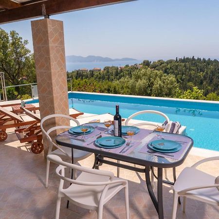 Stone Villa Eriphyle ,Private Witn Sunset View 피스카던 외부 사진