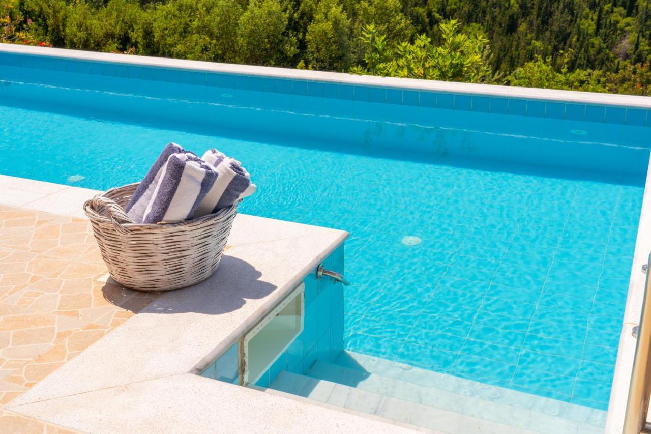 Stone Villa Eriphyle ,Private Witn Sunset View 피스카던 외부 사진